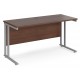 Maestro 600mm Deep Straight Office Desk